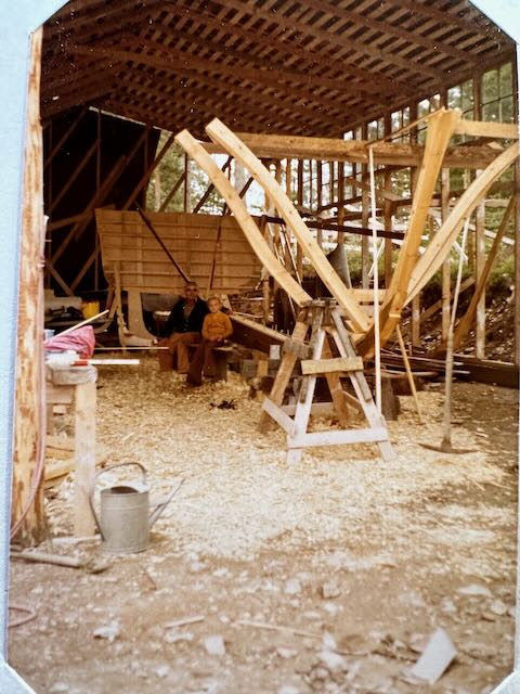 Pamela yacht close-up of wooden hull